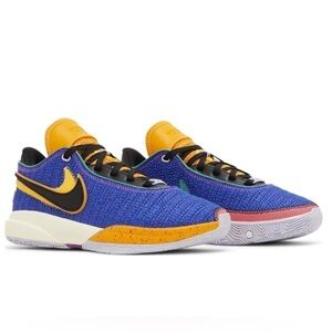 Nike LeBron 20 Grade School GS Racer Blue Basketball Sneakers Running Shoes